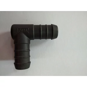 Rebie fekete könyök karmos 16/22 mm-es tömlőhöz 16/16 mm