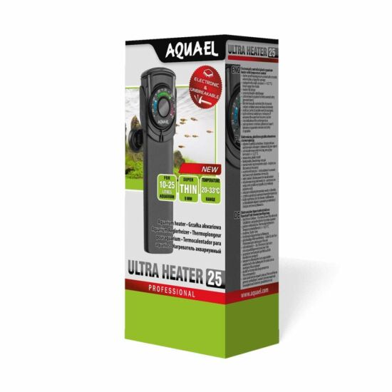 Aquael Ultra Heater 25w - törésálló műanyag hőfokszabályzós fűtő