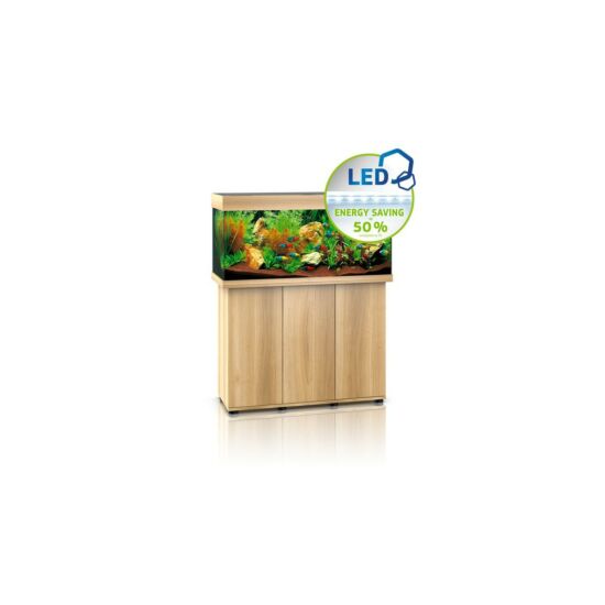 Juwel Rio 180 LED akvárium szett bútorral  (Világos fa)