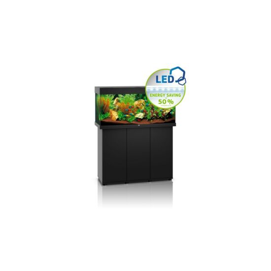 Juwel Rio 180 LED akvárium szett bútorral  (Fekete)