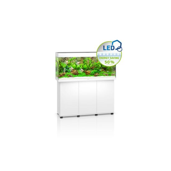 Juwel Rio 240 LED akvárium szett bútorral  (Fehér)