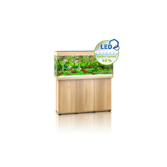 Juwel Rio 240 LED akvárium szett bútorral  (Világos fa)