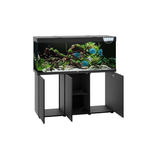 Juwel Rio 450 LED akvárium szett bútorral  (Fekete)