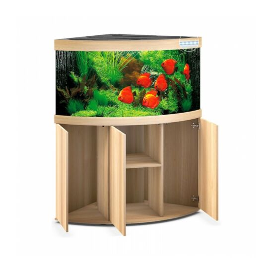 Juwel Trigon 190 LED akvárium szett bútorral  (Világos fa)
