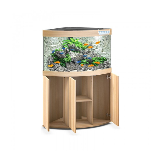 Juwel Trigon 350 LED akvárium szett bútorral  (Világos fa)