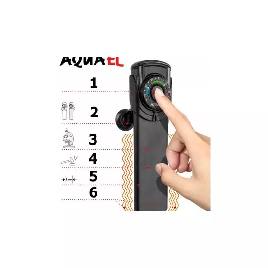 Aquael Ultra Heater 100w - törésálló műanyag hőfokszabályzós