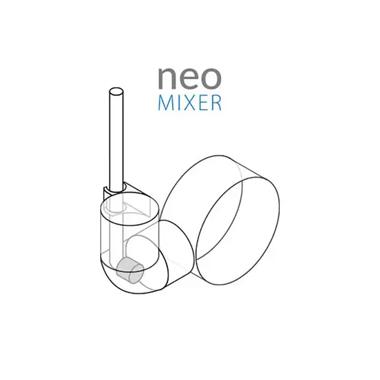Aquario Neo Mixer L - 17 mm - kifolyóra köthető co2 beoldó