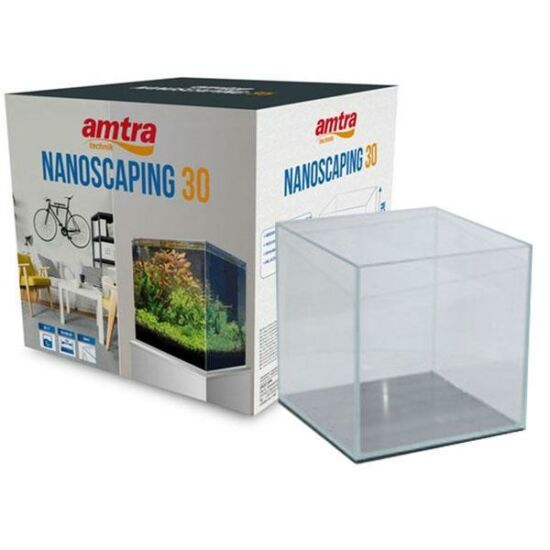 AMTRA TANK NANOSCAPING 30x30x30cm - opti white akvárium