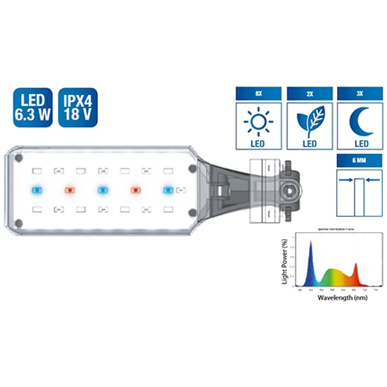 AMTRA ORION LED Lámpa 6.3W / 389 LUMEN -fekete - csíptethető LED lámpa