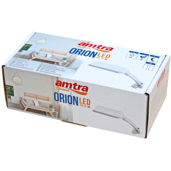 AMTRA ORION LED Lámpa 10.5W / 613 LUMEN  fehér - csíptethető LED lámpa