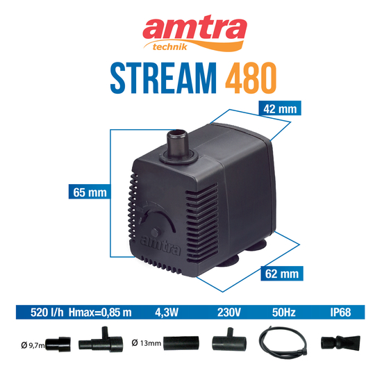 AMTRA Stream 480 - szivattyú 480 l/h