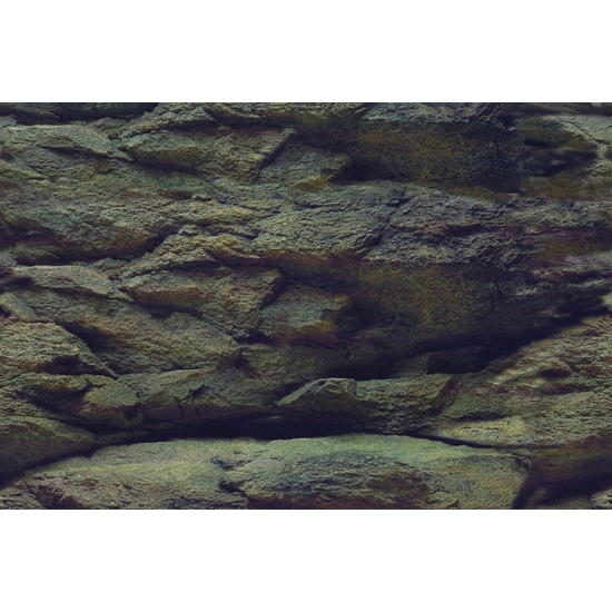 AquaNova akvárium háttér poszter (sziklák/növények) 100x50