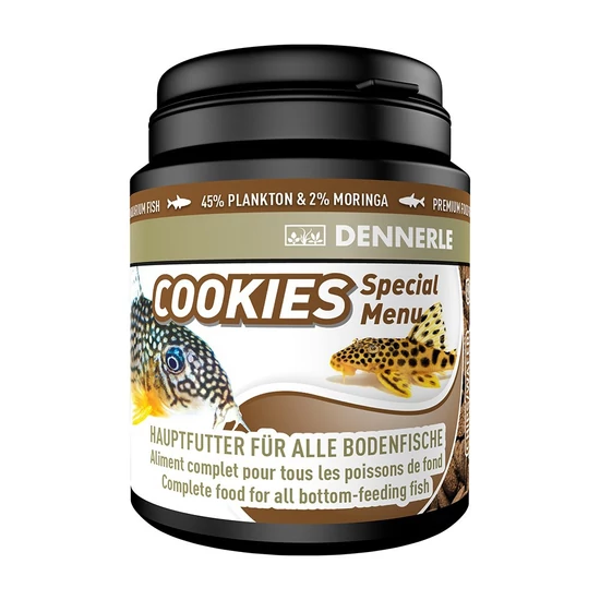 Dennerle Cookies Special Menu, alap élelem fenéklakó halaknak 100 ml / 38 g