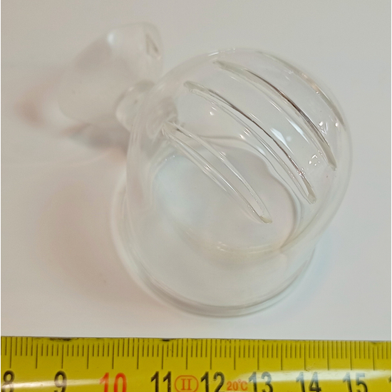 AQG üvegtál tapadókoronggal, ültető / etető / nyitott aljú 5x5x6cm