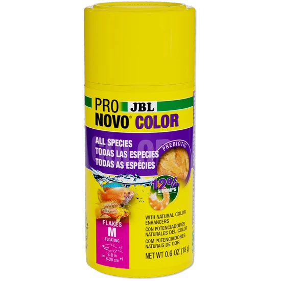 JBL ProNovo Color 100 ml - színfokozó általános lemezes díszhaltáp