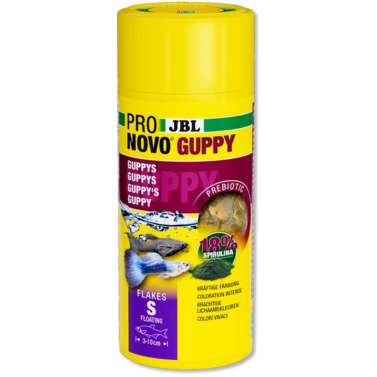 JBL ProNovo Guppy 100 ml - lemezes táp guppiknak