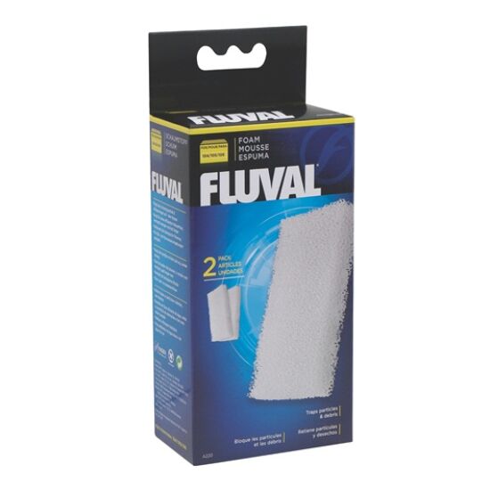 Fluval fehér előszűrő párna 2db ,Fluval 106 / 107 szűrőbe