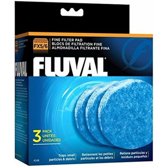 Fluval kék mechanikai finom szűrőpárna 3db , FX4, FX5, FX6 szűrőbe
