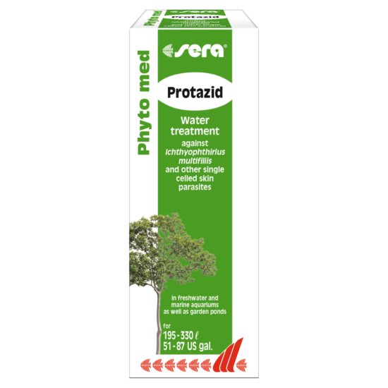 SERA Phyto med Protazid 100 ml - egysejtű bőrparaziták és a bársonybetegség kezelésére