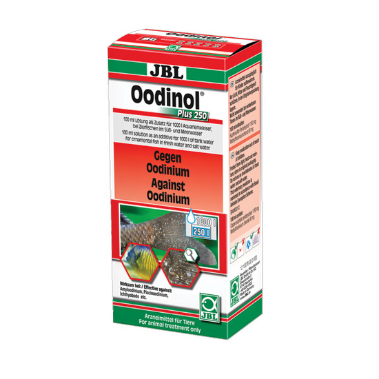 JBL Oodinol Plus 250 100ml - akváriumi gyógyszer bársonybetegség ellen