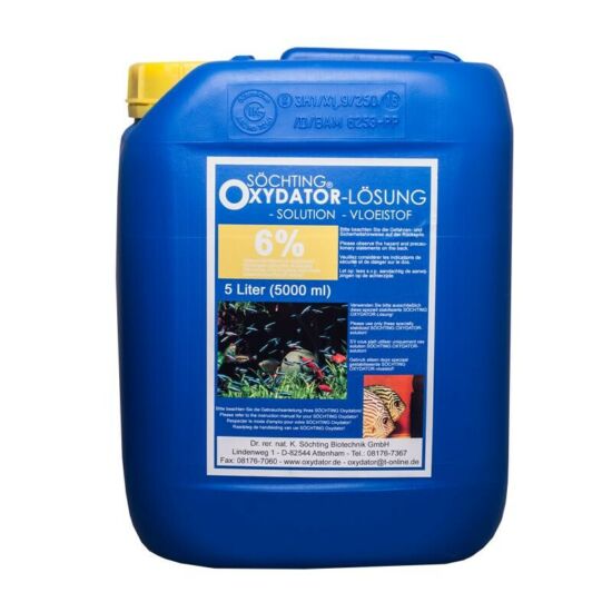 Söchting Oxydator D 6% Oldat, 5 liter - Akvárium oxigénellátó (oxidátor)