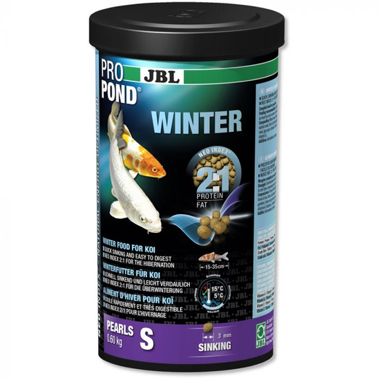 JBL ProPond Winter S 0,6kg/ 1l - téli süllyedő tavihal eledel