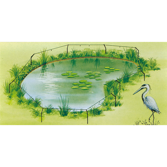 Velda Pond Protector - védőkerítés kerti tóhoz ragadozó madarak ellen