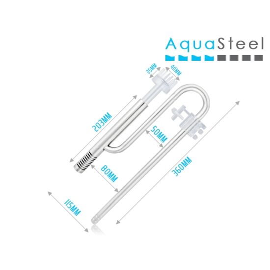AquaSteel fém vízfelszíntisztító és befolyó 12/16MM tömlőhöz