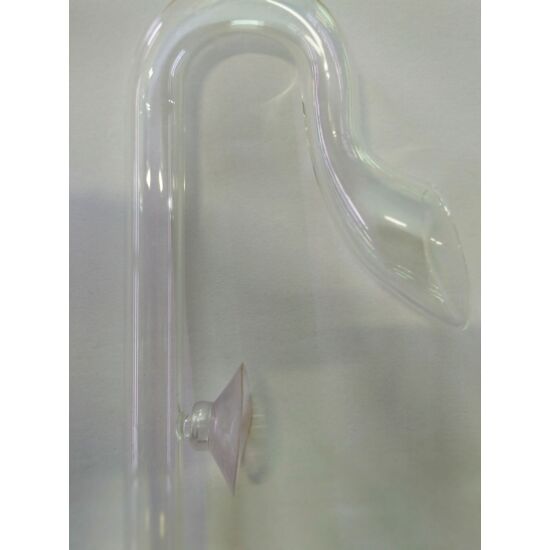 Easy Aqua üveg kifolyócső - lily pipe - 17mm (nyomó oldali)