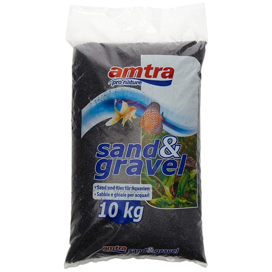 Amtra black quartz - fekete dekorkavics 2-3 mm 5 kg