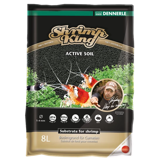 Dennerle ShrimpKing Active Soil 8L garnéla talaj