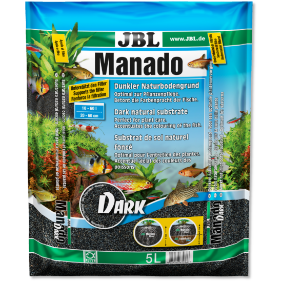 JBL Manado DARK fekete növénytalaj  5l