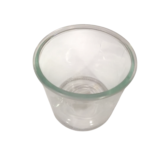 Üveg edény henger D:15cm