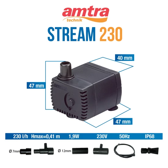 AMTRA Stream 230 - mini szivattyú