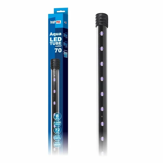 AquaLED Tube lamp color 8W/72cm - műanyag tetőbe építhető LED világítás