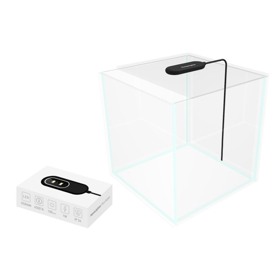 Collar AquaLighter Pico Tablet  mini led lámpa, 100 lumen, 6500K fekete