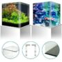 Kép 4/5 - AMTRA NANOTANK 60 (38x38x43cm) - hajlított élű akvárium, üvegtetővel