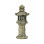 Kép 2/2 - Pagoda kő lámpás Hindu 10x10x22cm
