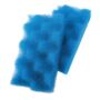 Kép 1/2 - Fluval kék bordázott előszűrő párna 2db ,Fluval 106 / 107 szűrőbe